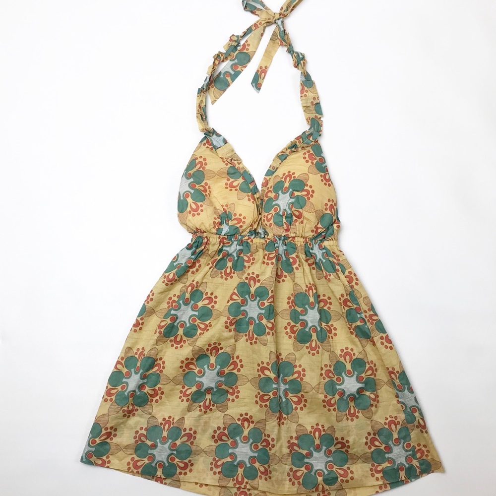 BCBGeneration floral halter top